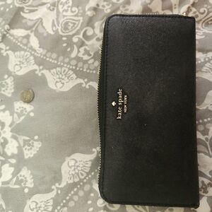 Kate Spade Black and Gold Key Card Holder